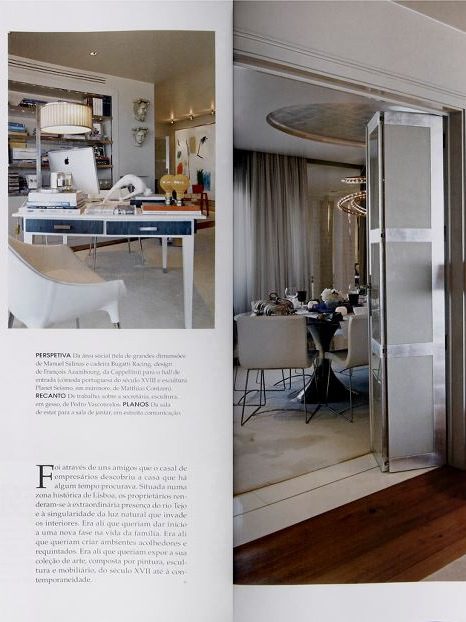 SAV caras decoração november magazine design architecture project luxury interview showroom decor blue white chair light living room