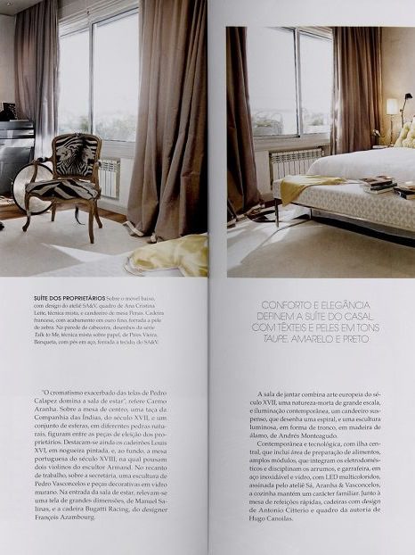 SAV caras decoração september magazine design architecture project luxury interview showroom decor blue white chair light living room