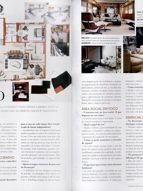 SAV caras decoração september magazine design architecture project luxury interview showroom interview decor blue white chair light