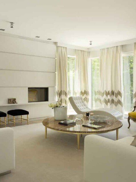SAV europe meets boston international interior design architecture project luxury_vintage style vibrant colours sofa yellow chair materials harmony