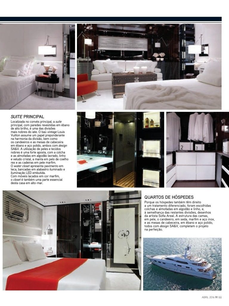 SAV gq portugal april review design architecture project luxury interview showroom decor yatch sea light modern ocean