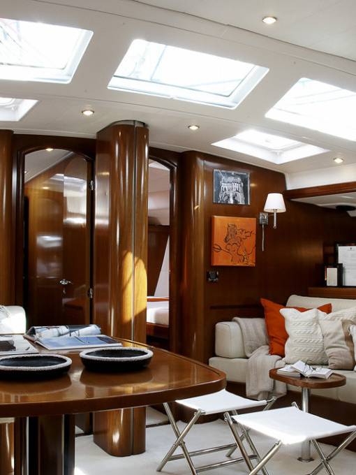 SAV maravilha sailboat_sea boat interior design architecture project luxury contemporary sophisticated coral pieces high gloss art leather wood wonderful