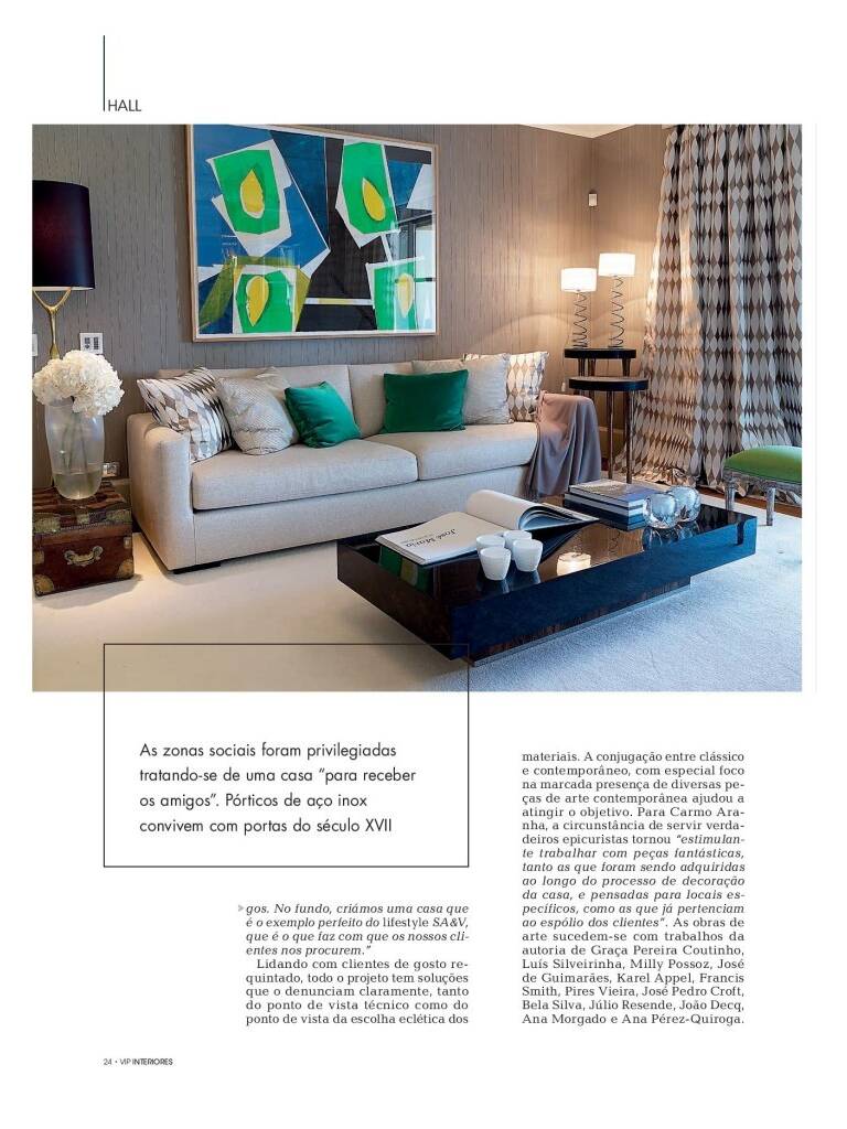 SAV decorating year book vip magazine review design architecture project luxury interview showroom deco pieces partners