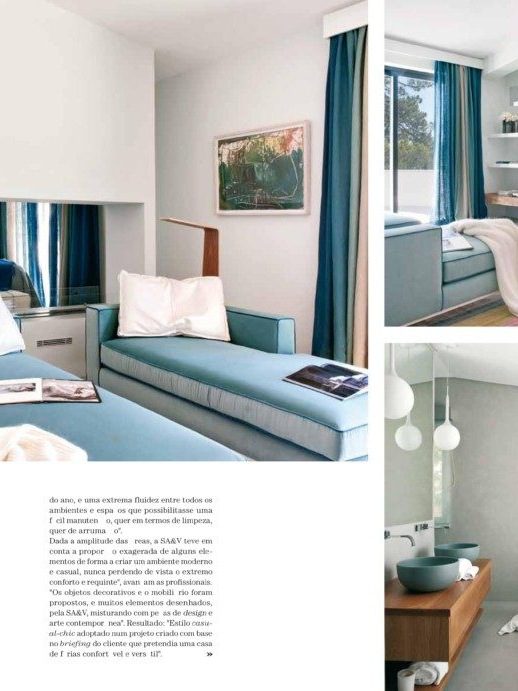 SAV caras decoracao september review design architecture project luxury interview showroom deco partners guest house color blue art white wood rustic modern 