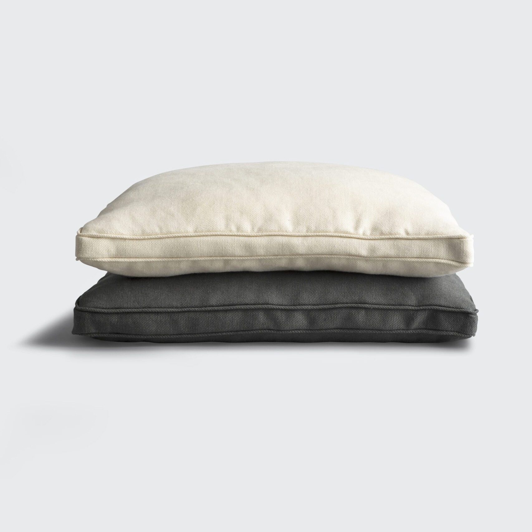 SAV linen set pillows interior design architecture product textiles luxury premium handmade detail charcoal white 58cmx4cm volume intemporal timeless Sofa