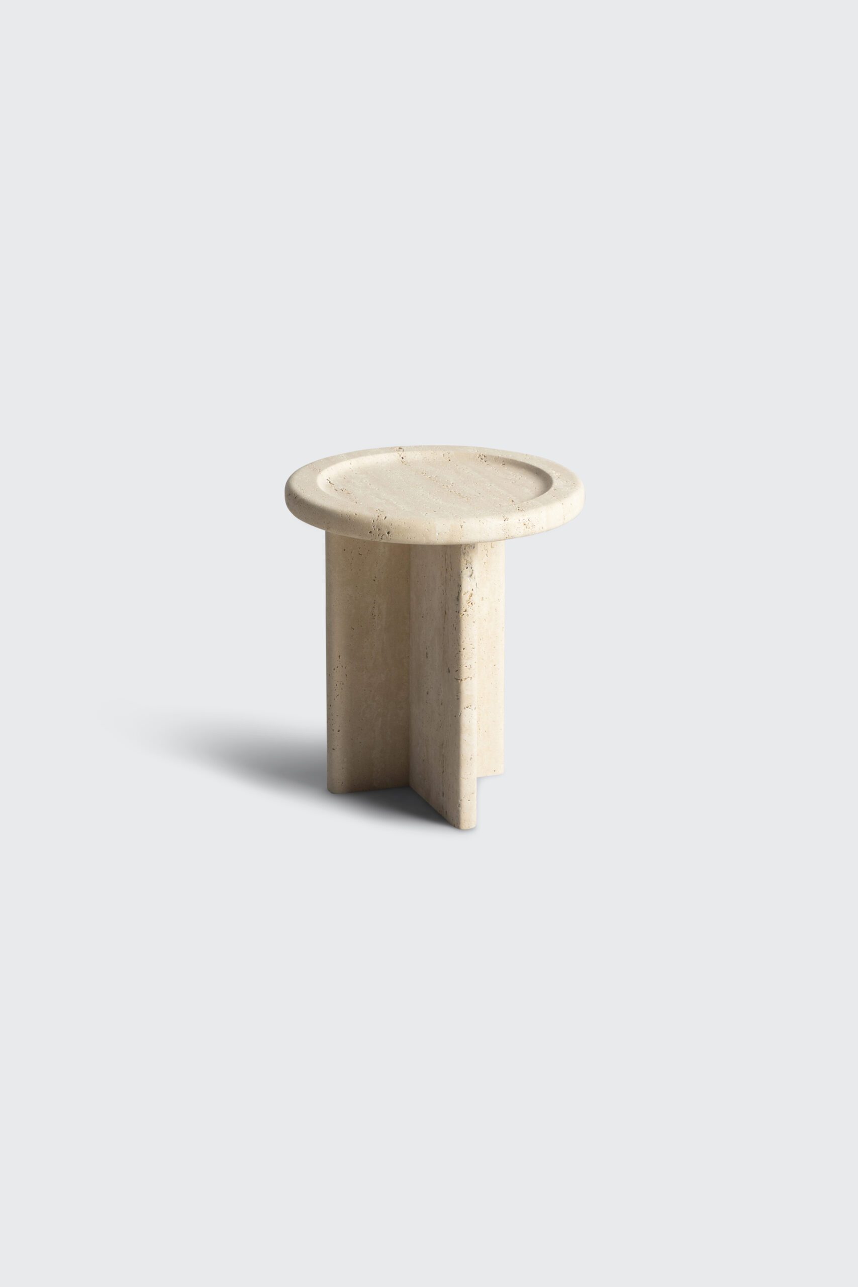 SAV travertine coffee table petite interior design architecture product seating luxury natural stone divine duo sculpture 