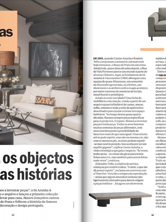 SAV time out october review design architecture project luxury interview showroom decor harmony detail pieces wood creative light living room color project yellow online shop partners rosário tello carmo aranha